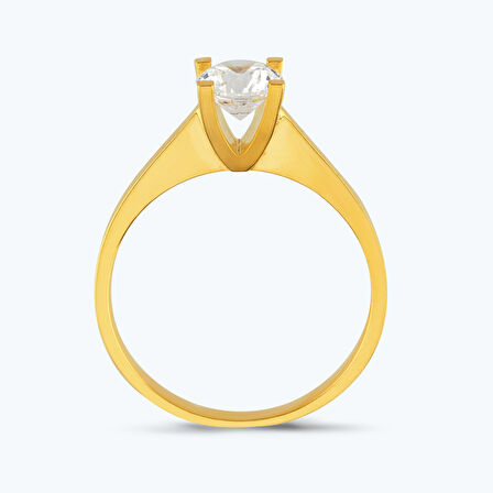 22 Ayar Altın Tektaş Yüzük