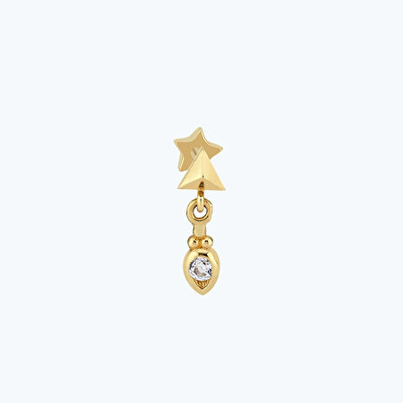 Altın Tragus Piercing