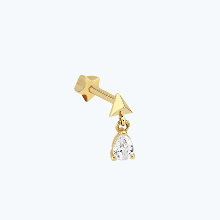 Altın Tragus Piercing