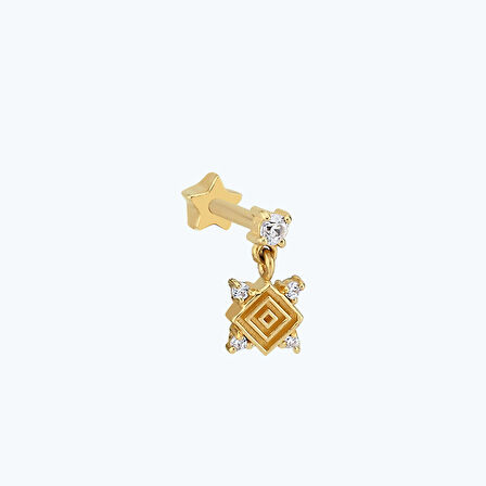 Altın Tragus Piercing