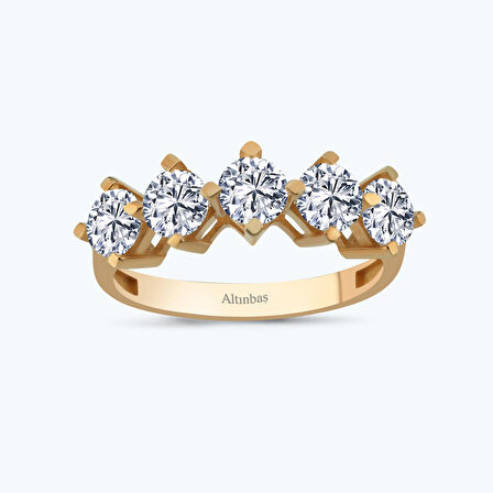 Altın Beştaş Yüzük