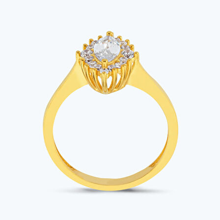 22 Ayar Altın Badem Yüzük