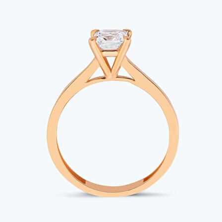 Altın Tektaş Yüzük