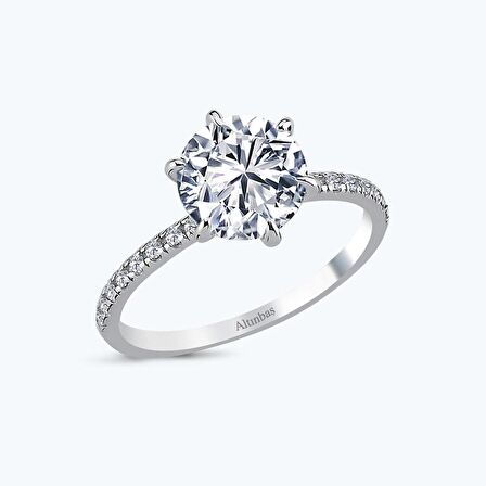 Altın Tektaş Yüzük