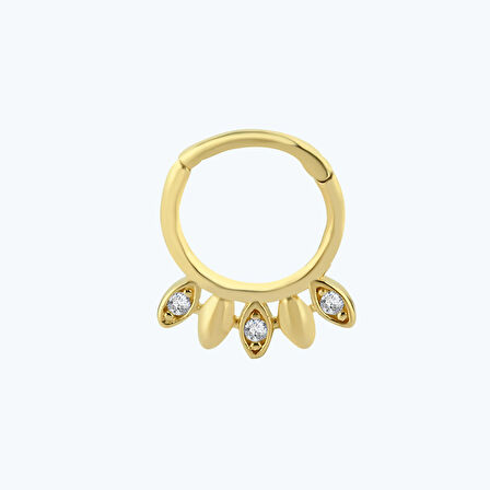 Altın Helix Piercing