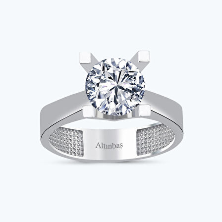 Altın Tektaş Yüzük