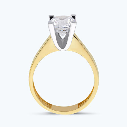 Altın Tektaş Yüzük