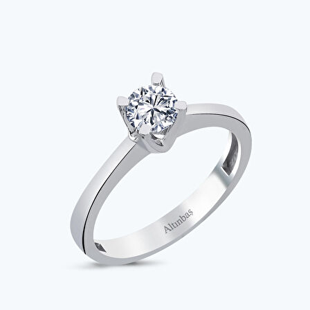 Altın Tektaş Yüzük