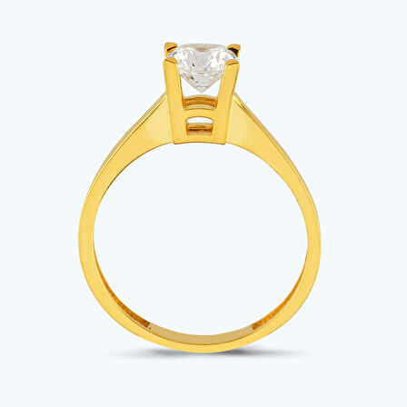 22 Ayar Altın Tektaş Yüzük