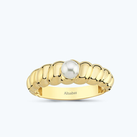 Altın İnci Yüzük