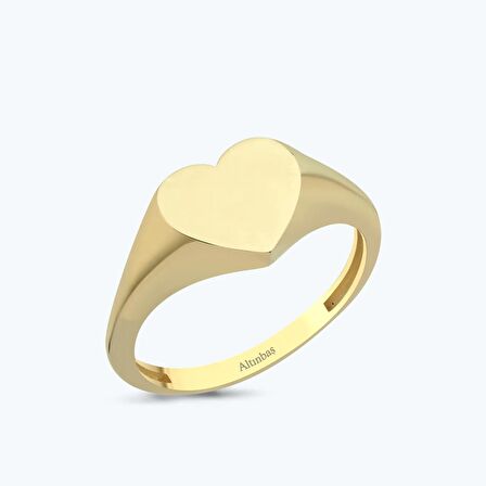Altın Kalp Yüzük