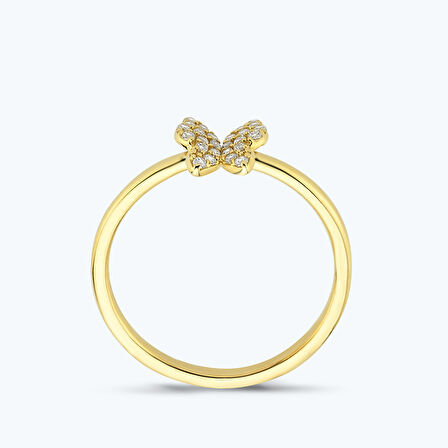 Altın Kelebek Yüzük