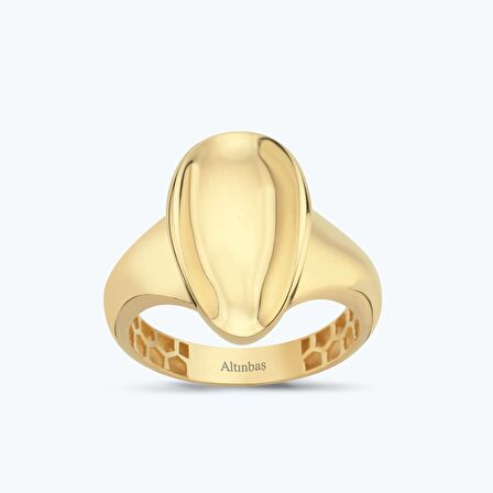 Altın Oval Yüzük