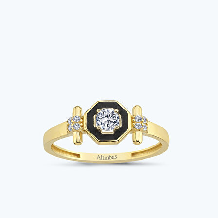 Altın Sekizgen Yüzük