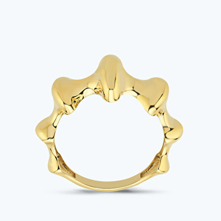 Altın Bombeli Yüzük