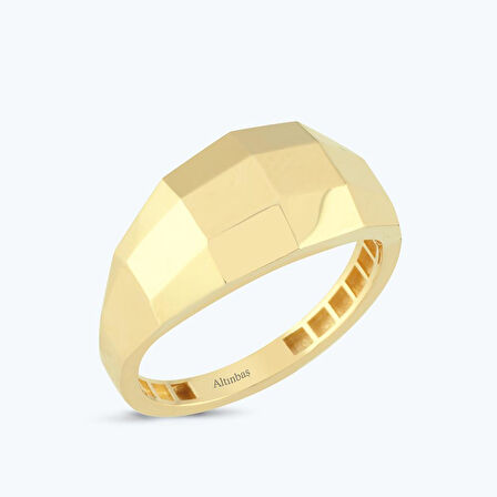 Altın Bombeli Yüzük