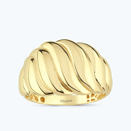 Altın Bombeli Yüzük