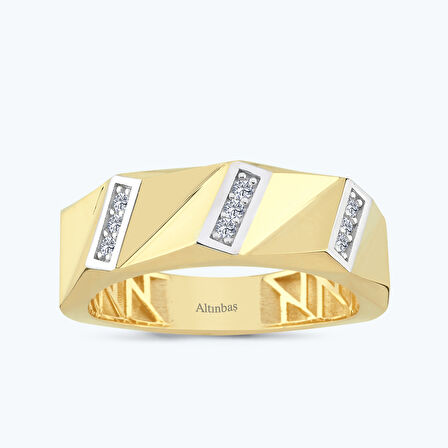 Altın Taşlı Yüzük