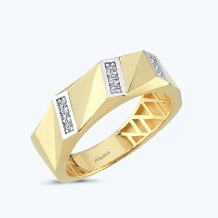 Altın Taşlı Yüzük