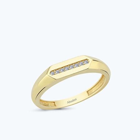 Altın Taşlı Yüzük