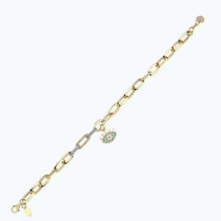 Altın Göz Zincir Bileklik