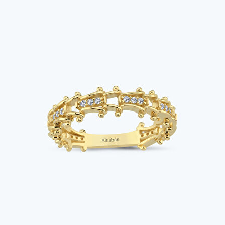 Altın Taşlı Yüzük