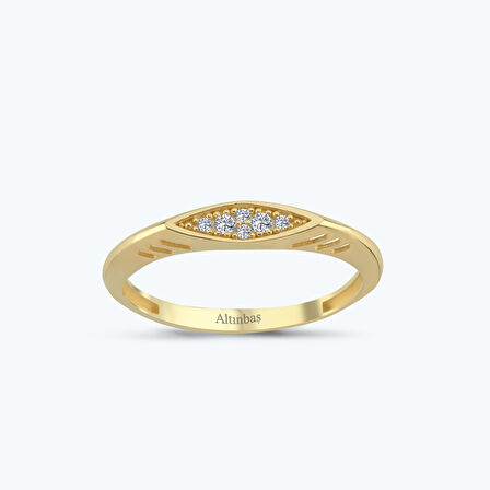 Altın Taşlı Yüzük