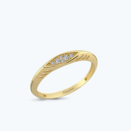 Altın Taşlı Yüzük