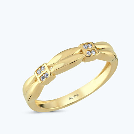 Altın Taşlı Yüzük