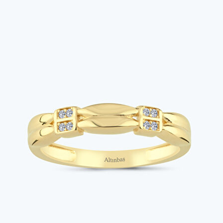 Altın Taşlı Yüzük