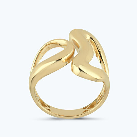 Altın Dalga Yüzük