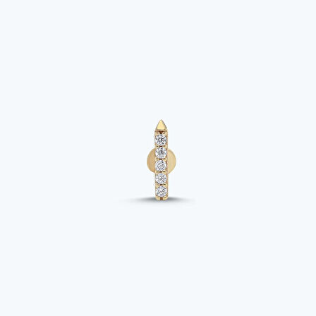 Altın Tragus Sırataş Piercing