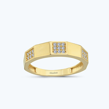 Altın Taşlı Yüzük