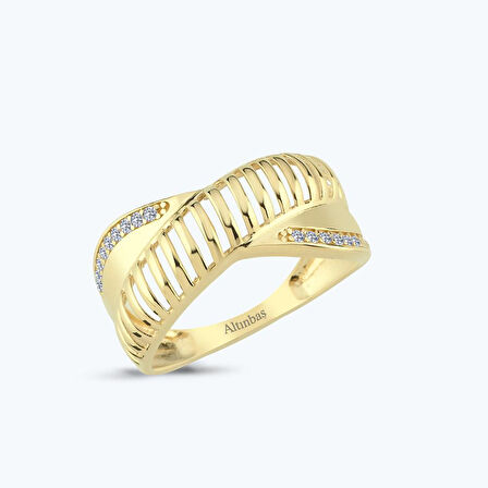 Altın Taşlı Yüzük