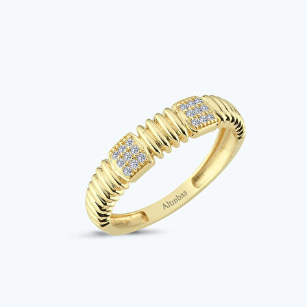 Altın Taşlı Yüzük