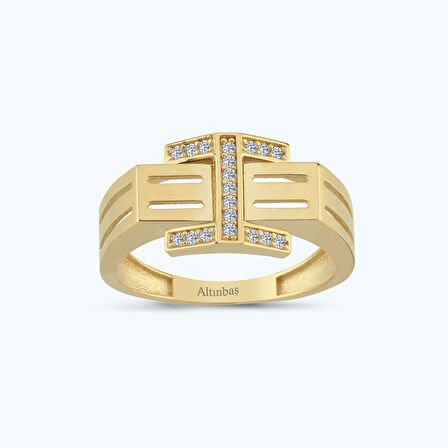 Altın Taşlı Yüzük