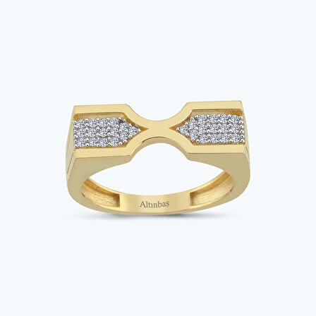 Altın Taşlı Yüzük