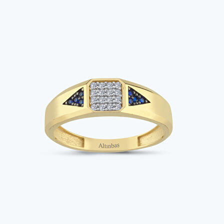 Altın Taşlı Yüzük