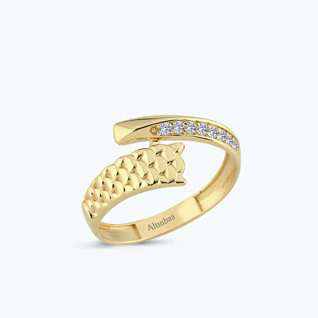 Altın Taşlı Yüzük