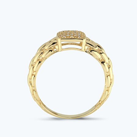 Altın Taşlı Yüzük