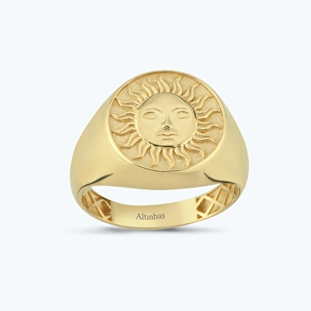Altın Güneş Yüzük