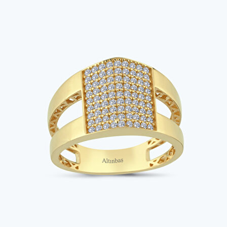 Altın Taşlı Yüzük