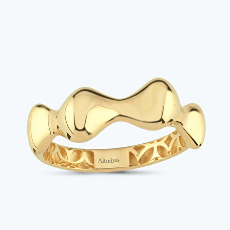 Altın Dalga Yüzük