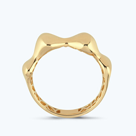 Altın Dalga Yüzük