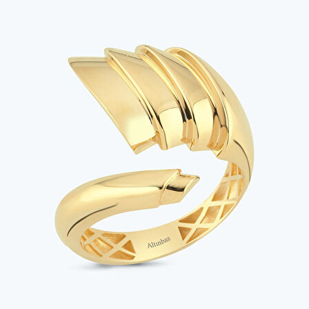 Altın Bombeli Yüzük