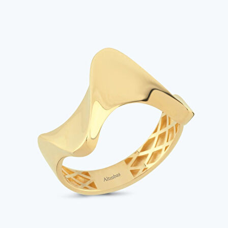 Altın Dalga Yüzük