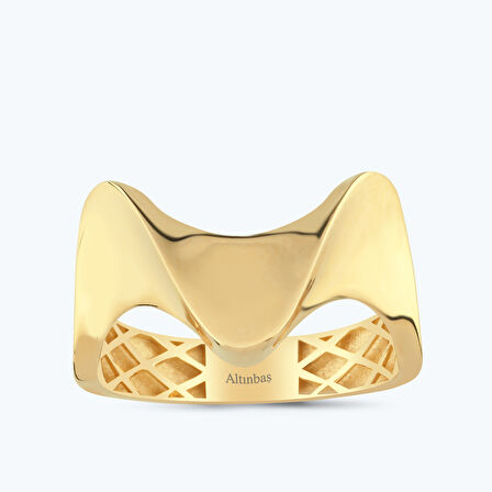 Altın Dalga Yüzük