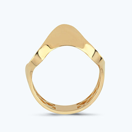 Altın Dalga Yüzük