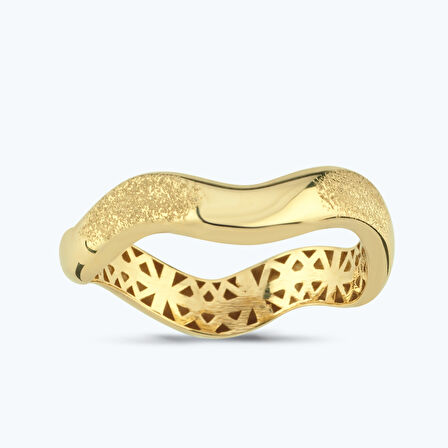 Altın Dalga Yüzük