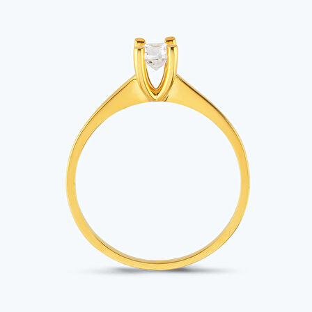 22 Ayar Altın Tektaş Yüzük